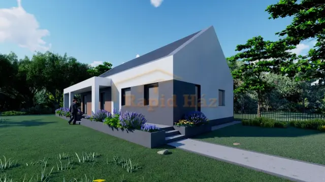 Látványterv: Modern családi ház